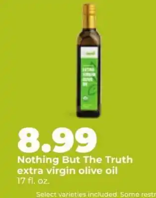 Hy-Vee Nothing But The Truth extra virgin olive oil offer