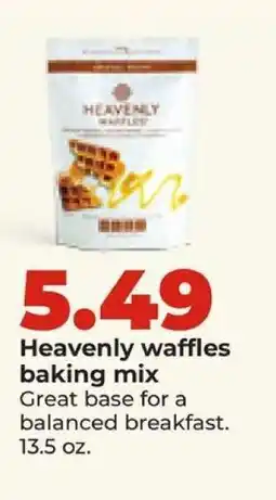 Hy-Vee Heavenly Waffles baking mix offer