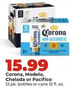 Hy-Vee Corona, Modelo, Chelada or Pacifico offer