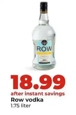 Hy-Vee Row vodka offer