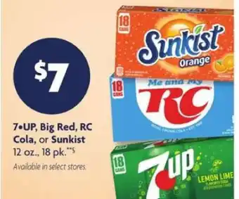 Family Dollar 7•UP, Big Red, RC Cola, or Sunkist offer