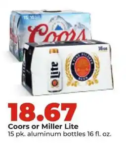 Hy-Vee Coors or Miller Lite offer