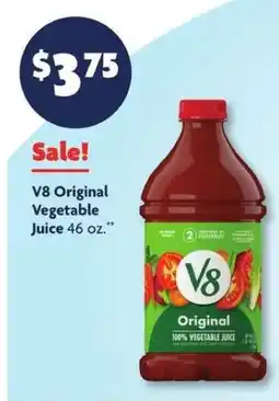 Family Dollar V8 Original Vegetable Juice offer