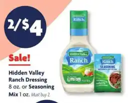Family Dollar Hidden Valley Ranch Dressing or Seasoning Mix offer