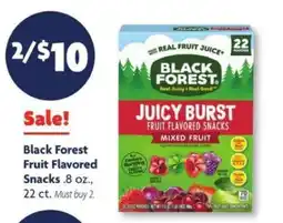 Family Dollar Black Forest Fruit Flavored Snacks offer