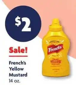Family Dollar French's Yellow Mustard offer