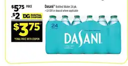 Dollar General Dasani Bottled Water 24 pk offer
