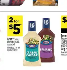 Dollar General Kraft Salad Dressing 16 oz offer