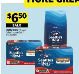 Dollar General Seattle’s Best Ground Coffee 12 oz. or K-Cups 10 ct offer