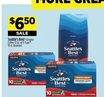 Dollar General Seattle’s Best Ground Coffee 12 oz. or K-Cups 10 ct offer