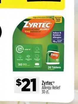 Dollar General Zyrtec offer