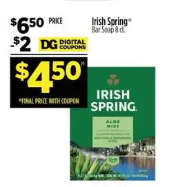 Dollar General Irish Spring offer
