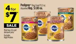 Dollar General Pedigree Dog Food 13.2 oz offer