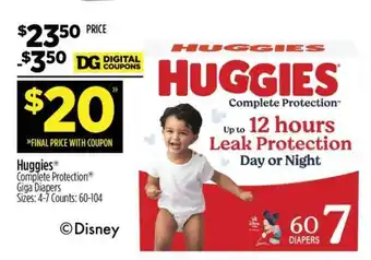 Dollar General Huggies offer