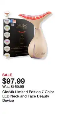 Ulta Beauty Glo24k Limited Edition 7 Color LED Neck and Face Beauty Device offer