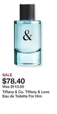 Ulta Beauty Tiffany & Co. Tiffany & Love Eau de Toilette For Him offer