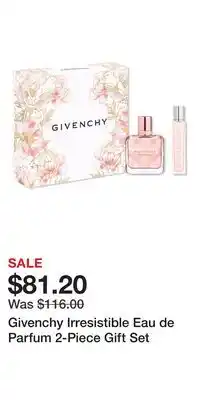 Ulta Beauty Givenchy Irresistible Eau de Parfum 2-Piece Gift Set offer