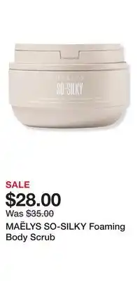 Ulta Beauty MAËLYS SO-SILKY Foaming Body Scrub offer
