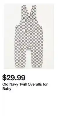 Old Navy Old Navy Twill Overalls for Baby offer