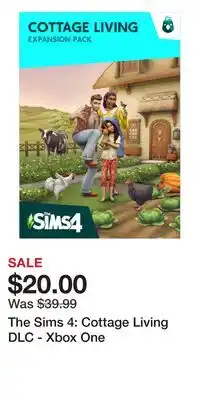 Game Stop The Sims 4: Cottage Living DLC - Xbox One offer