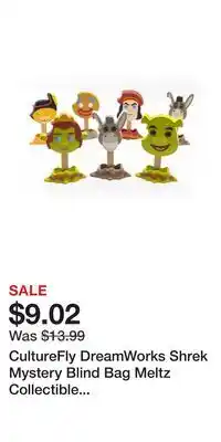Game Stop CultureFly DreamWorks Shrek Mystery Blind Bag Meltz Collectible Figure (Styles May Vary) offer