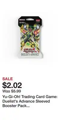 Game Stop Yu-Gi-Oh! Trading Card Game: Duelist's Advance Sleeved Booster Pack (10 Cards per Pack) offer