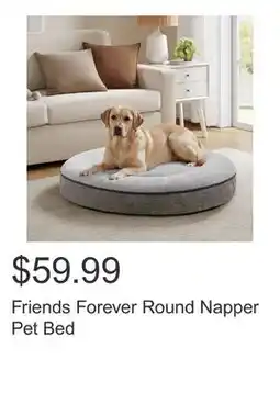 Costco Friends Forever Round Napper Pet Bed offer