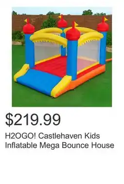 Costco H2OGO! Castlehaven Kids Inflatable Mega Bounce House offer