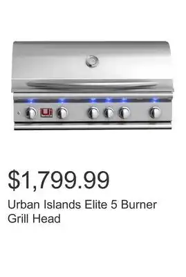 Costco Urban Islands Elite 5 Burner Grill Head offer