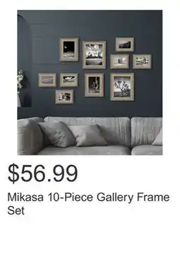 Costco Mikasa 10-Piece Gallery Frame Set offer