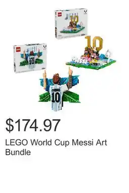 Costco LEGO World Cup Messi Art Bundle offer