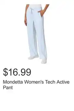 Costco Mondetta Women's Tech Active Pant offer