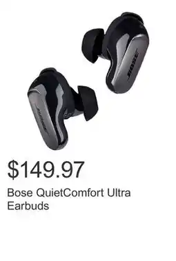 Costco Bose QuietComfort Ultra Earbuds offer