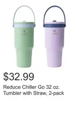 Costco Reduce Chiller Go 32 oz. Tumbler with Straw, 2-pack offer
