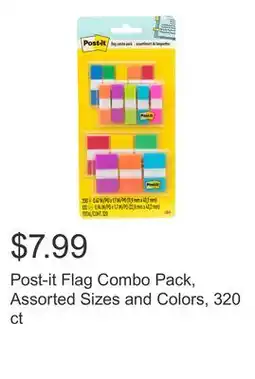 Costco Post-it Flag Combo Pack, Assorted Sizes and Colors, 320 ct offer