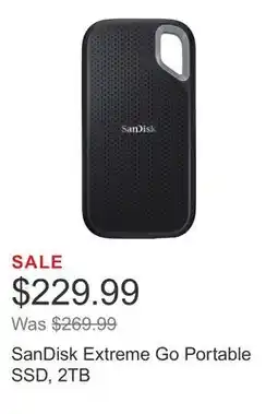 Costco SanDisk Extreme Go Portable SSD offer