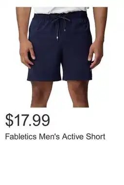 Costco Fabletics Men's Active Short offer