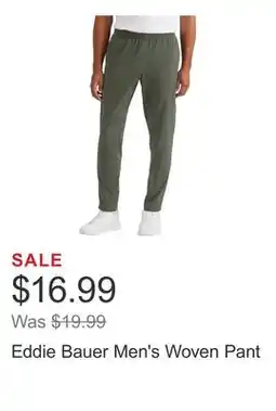 Costco Eddie Bauer Men's Woven Pant offer