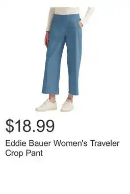 Costco Eddie Bauer Women's Traveler Crop Pant offer