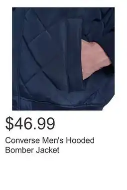 Costco Converse Men's Hooded Bomber Jacket offer