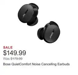 Costco Bose QuietComfort Noise Cancelling Earbuds offer