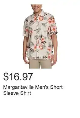 Costco Margaritaville Men's Short Sleeve Shirt offer