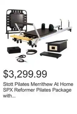 Costco Stott Pilates Merrithew At Home SPX Reformer Pilates Package with Cardio-Tramp offer
