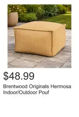 Costco Brentwood Originals Hermosa Indoor/Outdoor Pouf offer