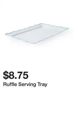 Belk Ruffle Serving Tray offer