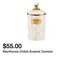 Belk MacKenzie-Childs Enamel Canister offer
