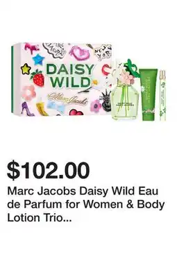 Belk Marc Jacobs Daisy Wild Eau de Parfum for Women & Body Lotion Trio Gift Set offer
