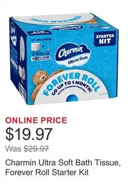 Costco Charmin Ultra Soft Bath Tissue, Forever Roll Starter Kit offer