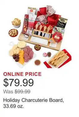 Costco Holiday Charcuterie Board, 33.69 oz offer