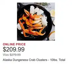 Costco Alaska Dungeness Crab Clusters - 10lbs. Total offer